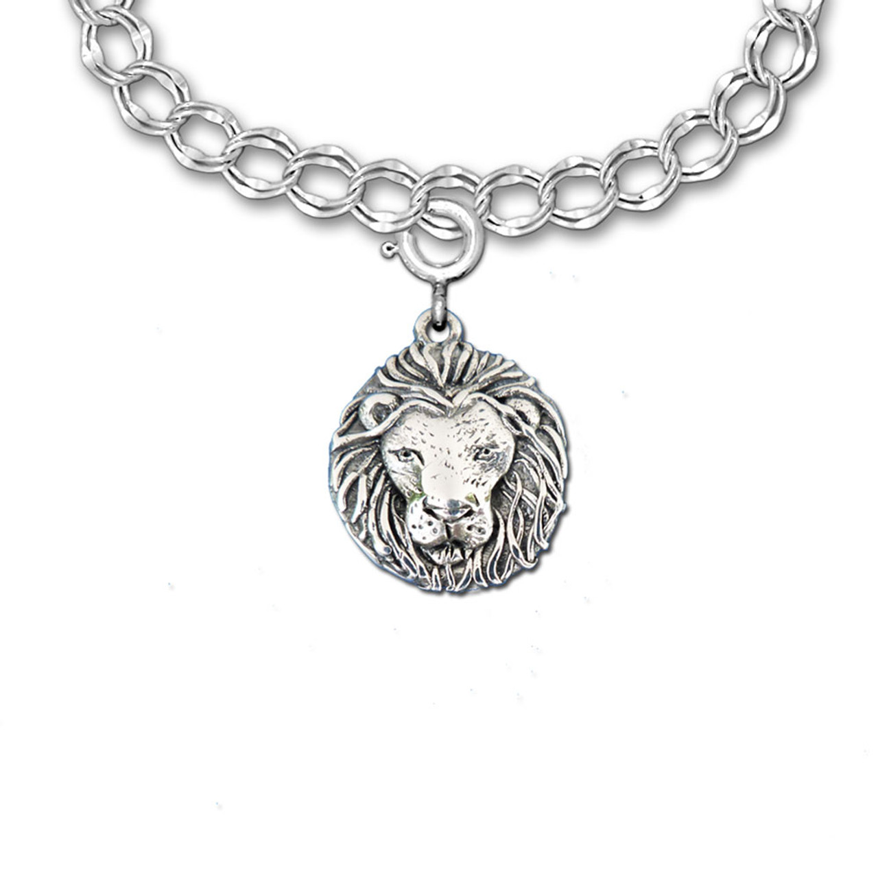 Buy Astroghar Blue Crystal Natural Lava Volcanic Beads And Howlite With Lion  Head Metal Charm Bracelet For Men And Women Online at Best Prices in India  - JioMart.